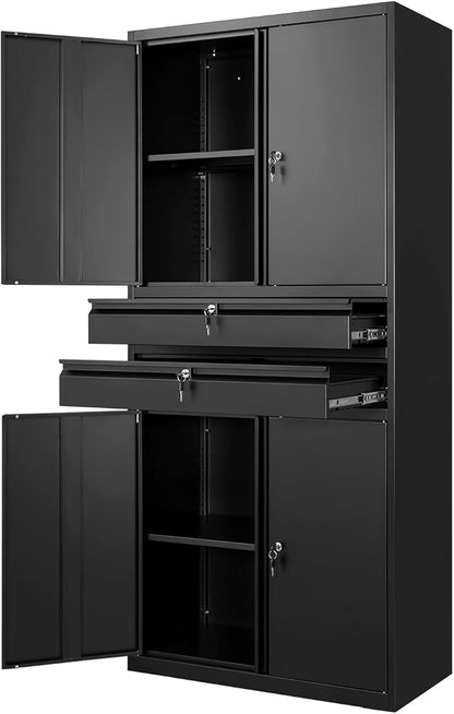 Yizosh Metal Garage Storage Cabinet by Yizosh