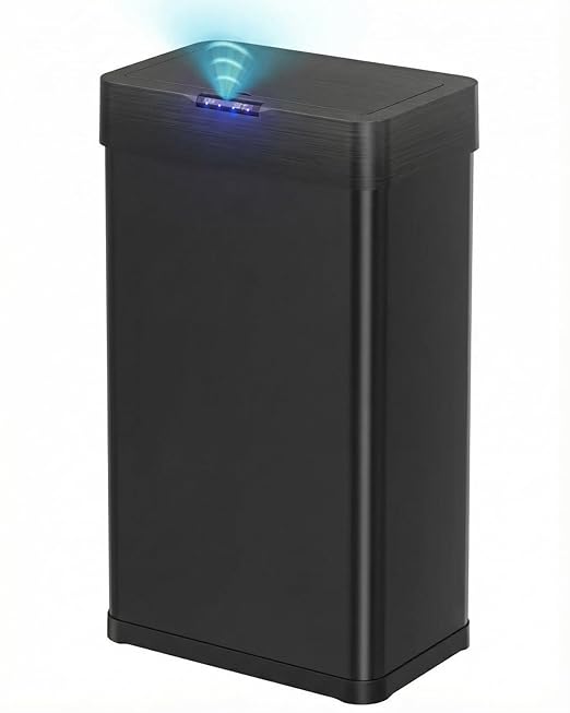 TLSUNNY 18.5 Gallon Motion Sensor Trash Can, Touchless Automatic Garbage Can by TLSUNNY