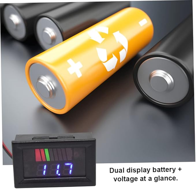Battery Charge Level Indicator Universal Car Battery Capacity Meter Tester - Image 2