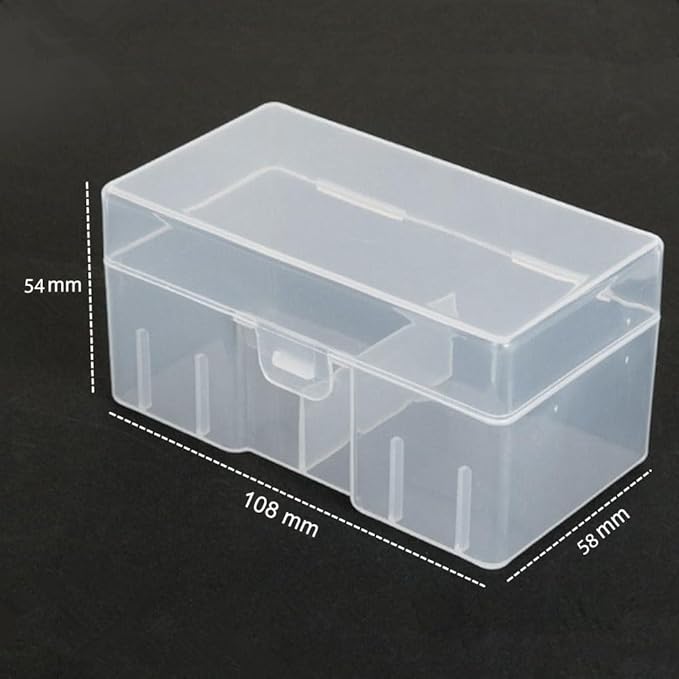RUIAN 12 x 9V Batteries Organizer Protective Container, Hard Plastic Large - Image 2