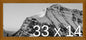 Frame It Easy 33 x 14 Hazel Wood Frame by FrameItEasy