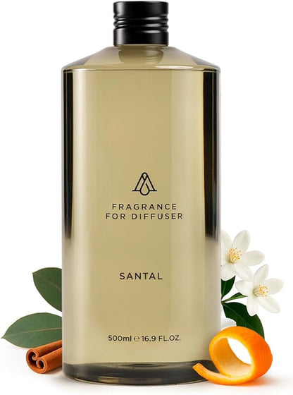 AromaPlan Hotel Scents Santal 16 Fl Oz, Home Luxury Aroma & Hotel Diffuser Oil- by AromaPlan
