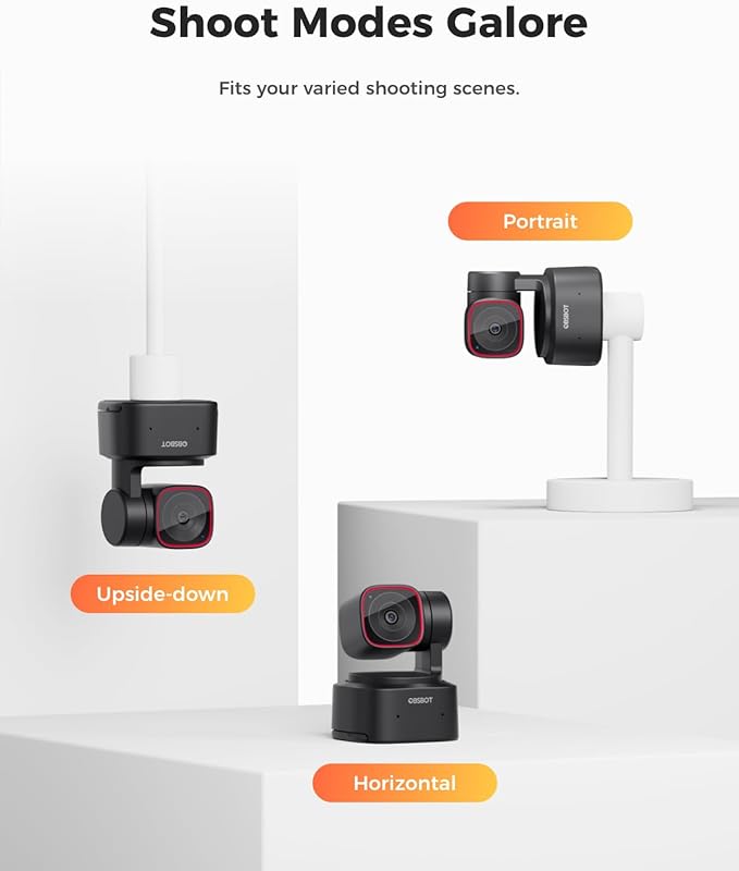 OBSBOT Tiny 2 Lite 4K Webcam for PC, AI Tracking PTZ Streaming Camera - Image 7