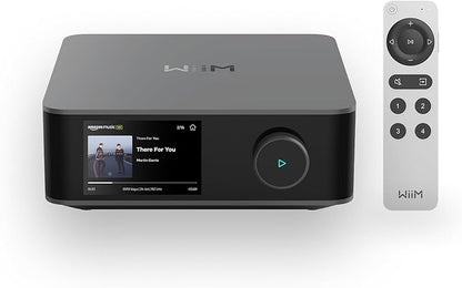WiiM Amp Ultra with Voice Remote 2 | 100W Streaming Amplifier with Premium ESS by WiiMHome
