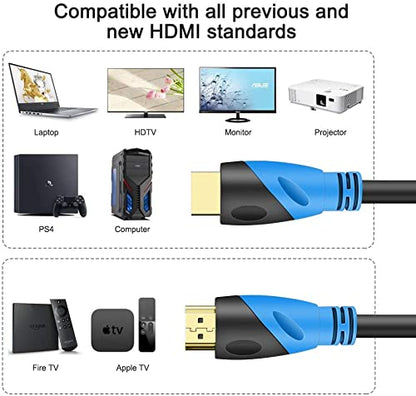 4K HDMI 75 FT Cable Ultra High Speed Gold Plated Connectors, Ethernet HDMI Cord - Image 3