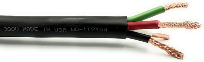 NATIONAL Wire & Cable – 18 AWG 4-Conductor Premium Copper Wire, 25 ft, Stranded by NATIONALWireCable
