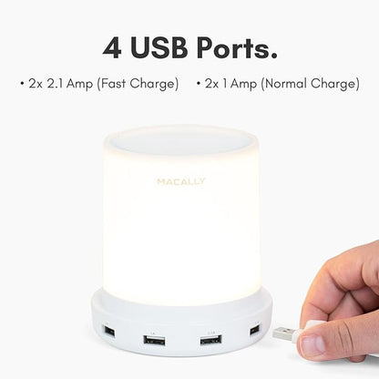 Macally Small Touch Lamps for Nightstand - Image 3
