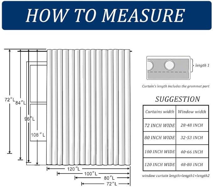 JIUZHEN Extra Wide Room Divider Curtain - Image 7