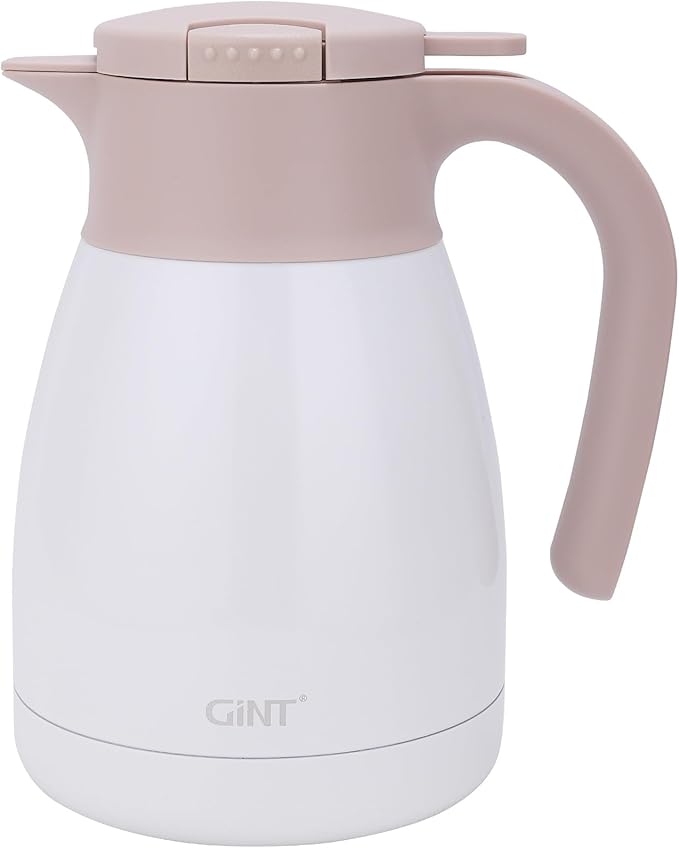 GiNT 1L / 34Oz Thermal Coffee Carafe, Insulated Stainless Steel Coffee Carafes by WelcometoGiNT