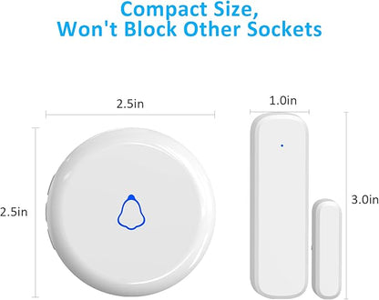 Wieless Door Bells Chimes, AMHEY Door Chime Doorbell - Image 4
