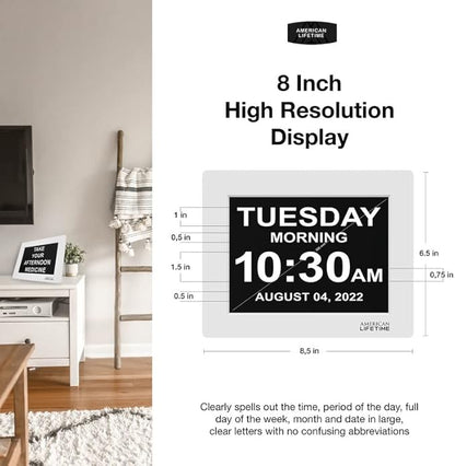 American Lifetime 【New 2025】 Dementia Digital Clock - Image 5