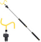Curtain Pull Wand, Drapery Pull Rod for Curtains Adjustable 3-7.7 Feet Telescopic Extra Long Made of Stainless Steel Material Sponge Handle