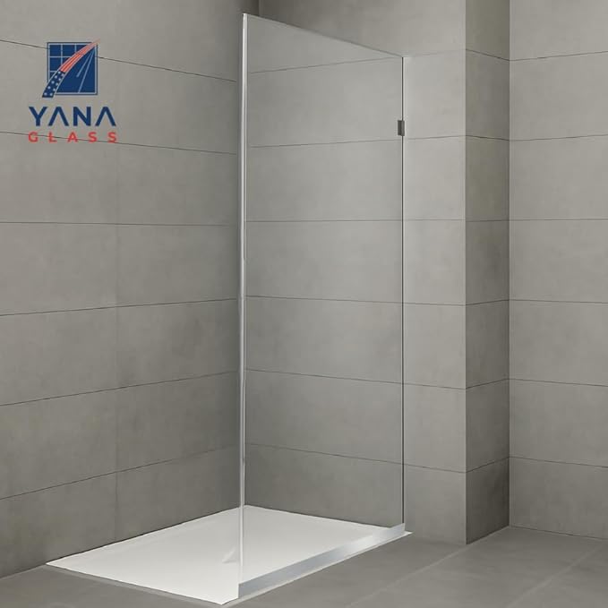 Custom Cut to Size 3/8" Shower Glass Panel - Image 9