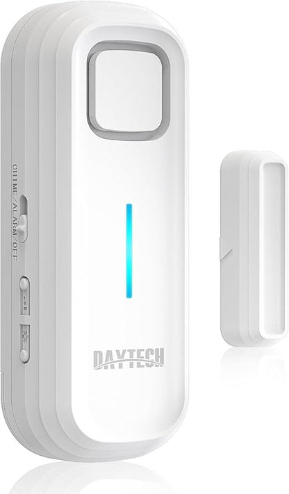 DAYTECH Fridge Door Alarm with Delay 1/2/3/4 mins Adjustable Close Windows by DAYTECH