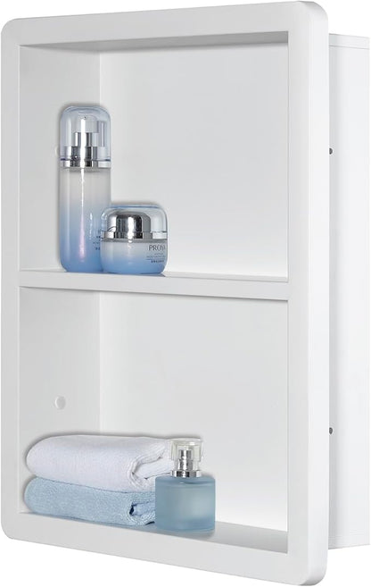 Shower Niche 14x18, Recessed Medicine Cabinet Without Mirror, 304 Stainless by MedicineCabinetsMirrors