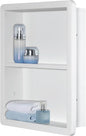 Shower Niche 14x18, Recessed Medicine Cabinet Without Mirror, 304 Stainless by MedicineCabinetsMirrors