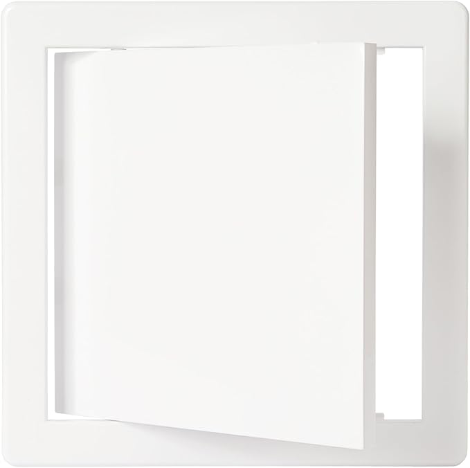 8" x 8" White Plastic Access Panel. Service Shaft Door Panel. Plumbing - Image 6