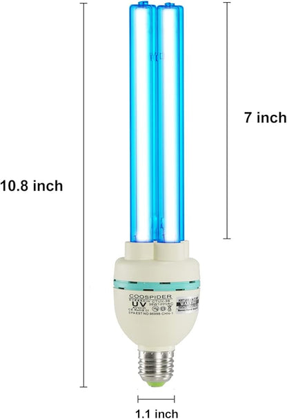 36 Watts Ozone UVC Light Bulb, 185nm wavelength UV Lamp - Image 7