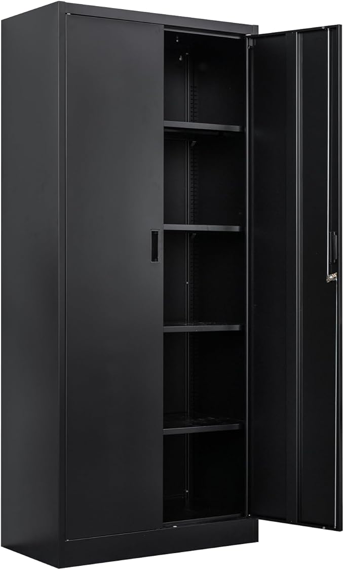 Storage Cabinet, 72 Inch Tall Metal Storage Cabinet by TaskStorz