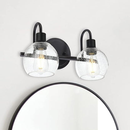 WINSHEN Black 2-Lights Wall Sconce Lighting by WINSHENLighting