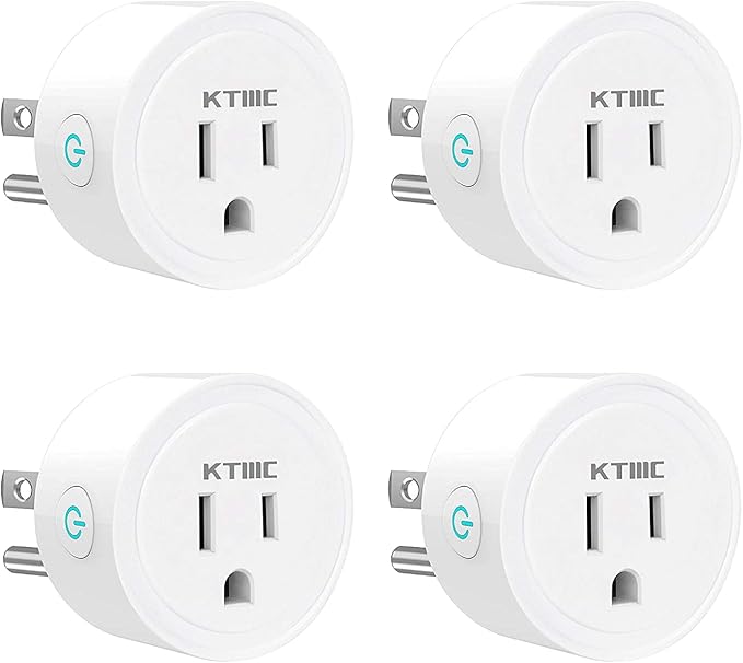 KTMC Smart Plug 4 Pack, Alexa & Google Home Compatible, No Hub Required by KTMC