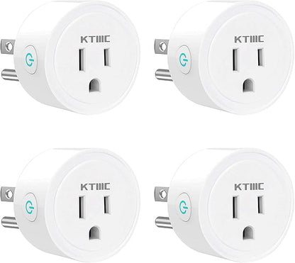 KTMC Smart Plug 4 Pack, Alexa & Google Home Compatible, No Hub Required by KTMC