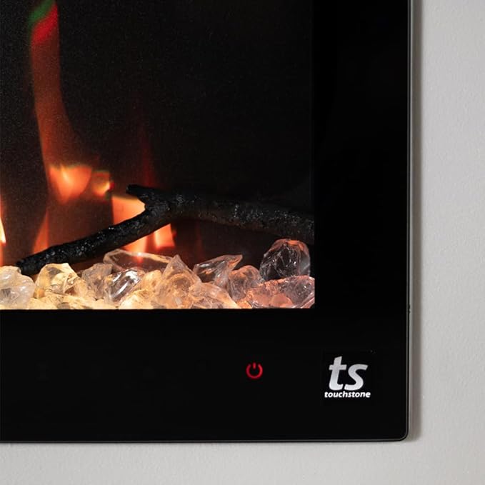 Touchstone Smart Electric Fireplace-The Fury 46" Wide- 4.5" Thin in Wall - Image 4