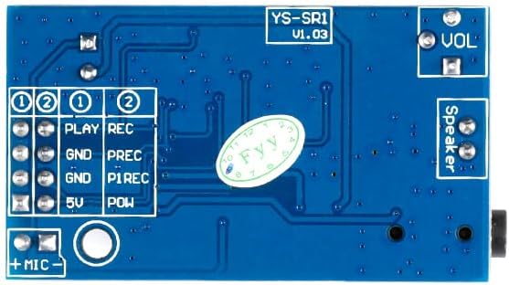 JESSINIE YS-SR1 DC 5V Sound Voice Recording Playback Module Sound Recorder - Image 4