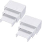 Chuangdi 2 Sets Acrylic Display Risers, Product Stand, Jewelry Display Riser by Chuangdi