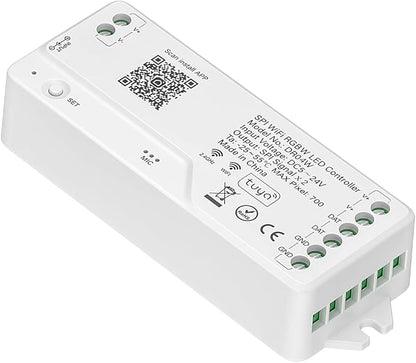 BTF-LIGHTING 2.4G WiFi DR04W SPI RGBW Controller Tuya APP/Smart Life/Google by BTF-LIGHTING