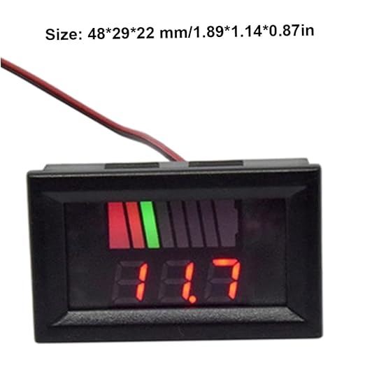 Battery Charge Level Indicator Universal Car Battery Capacity Meter Tester - Image 6