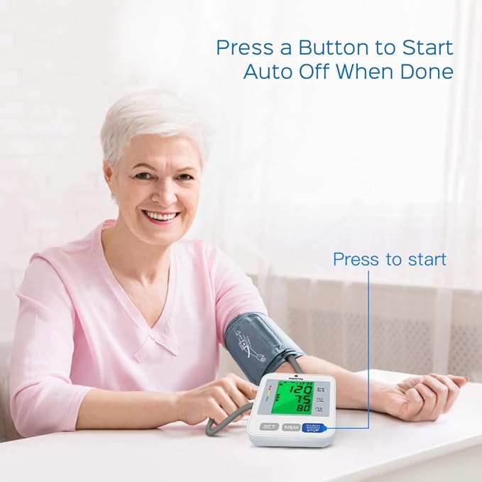 Panacare Blood Pressure Machine, Automatic Upper Arm Blood Pressure Monitor - Image 2