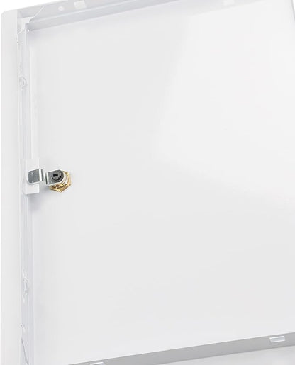 10" x 14" Lockable White Metal Access Door. Service Shaft Panel - Image 6