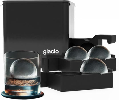 Clear Ice Maker Set – Crystal Clear Ice Ball & Cube Molds by glacio