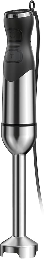 1000W Immersion Blender Handheld – 25-Speed, Stainless Steel, Hand Blender by Unknown
