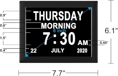 LaMi Products 7.85 Inch Dementia Clock - Image 2
