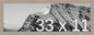 Frame It Easy 33 x 11 Rustic Gray Wood Frame by FrameItEasy