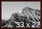 Frame It Easy 33 x 22 Merlot Wood Frame by FrameItEasy
