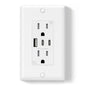ELEGRP USB Outlets, 15 Amp Wall Outlet by ELEGRP%7CELEGROUP