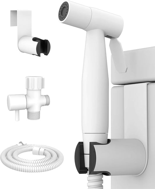 Matte White Handheld Bidet Sprayer by BRITULIF