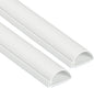 D-Line Half Round Cord Hider, Patented Cable Cover, Hide TV Wall Mount Wires by D-LineUSAinc
