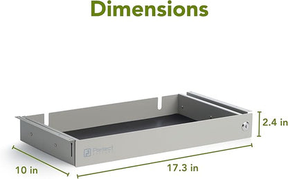 PERFECT POSTURE Max Under Desk Storage Drawer – Large Desk Drawer - Image 3