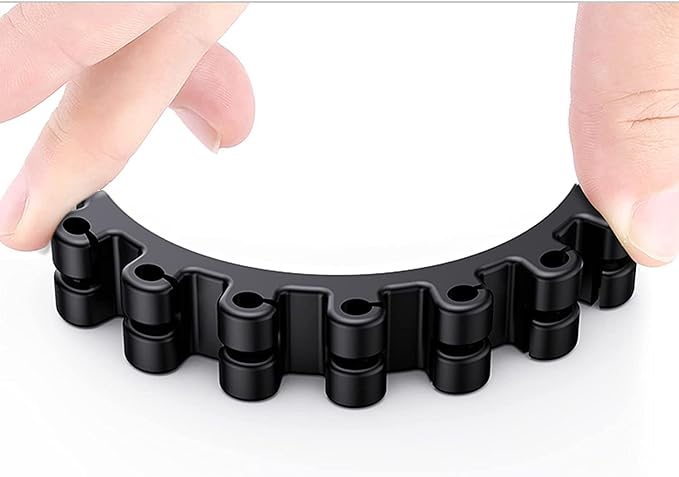 SOULWIT Upgraded Cable Holder, Cable Management Cord Organizer Clips Silicone - Image 7