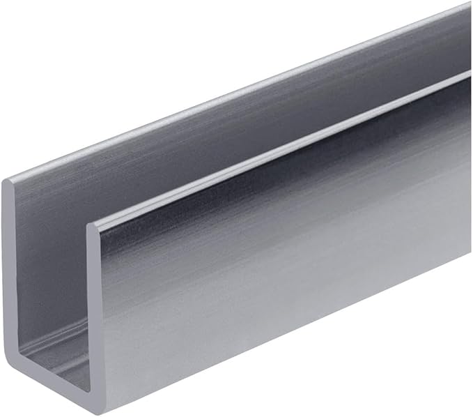 Brixwell SDCD38PS-XCP25 Polished Stainless 3/8" Fixed Panel Shower Door Deep - Image 6