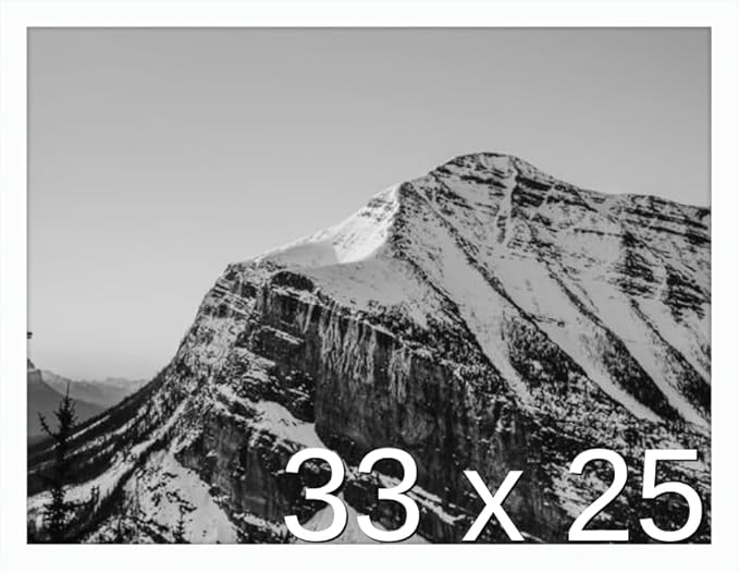 Frame It Easy 33 x 25 White Wood Frame by FrameItEasy