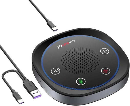 JOUNIVO USB Speakerphone, Omnidirectional Computer Speaker by JOUNIVO