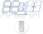 EDUP HOME 3D LED Digital Wall Clock/Desk Alarm Clock by HOME