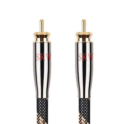 SKW Digital Coaxial Cable RCA to RCA Multiple Shield by SKW