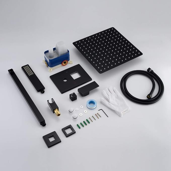 Iriber Matte Black Shower Set - Image 8