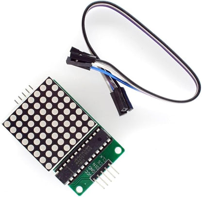 5 Pcs MAX7219 Dot Matrix Module 8x8 LED Display Modules - Image 4
